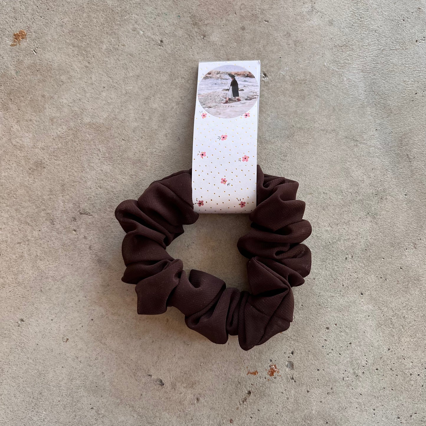 Bordeaux scrunchie