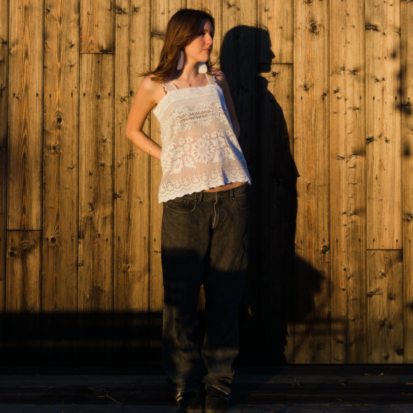 Top i räddad spetsgardin