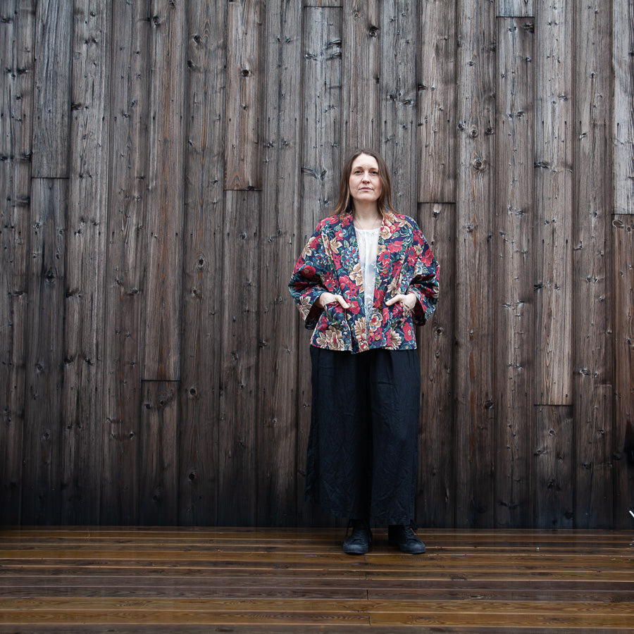 Kimono court fleuri M/L/XL