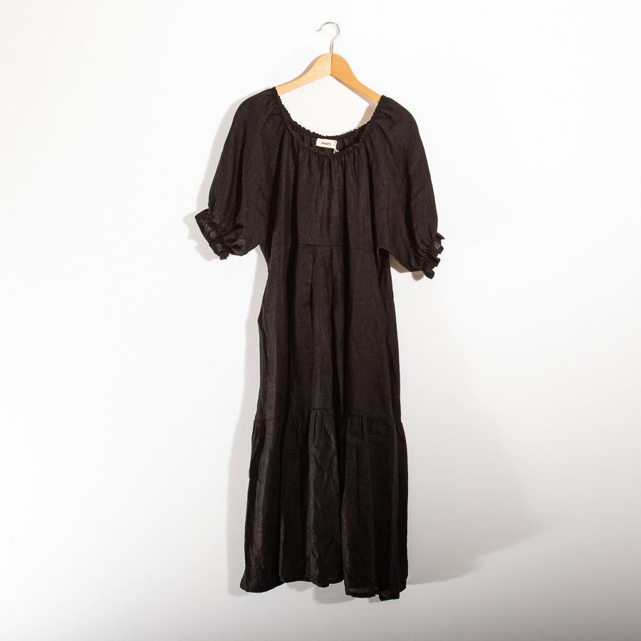 Robe en lin Flora avec poches - PRÉcommande