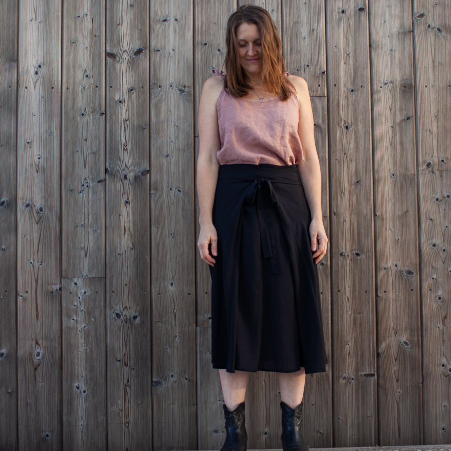 Maria wrap skirt