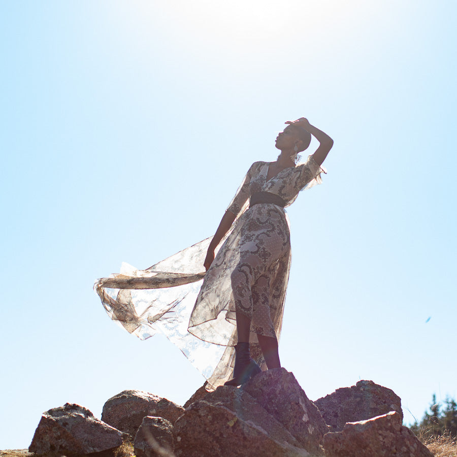 Robe wrap-around Odessa, S/M