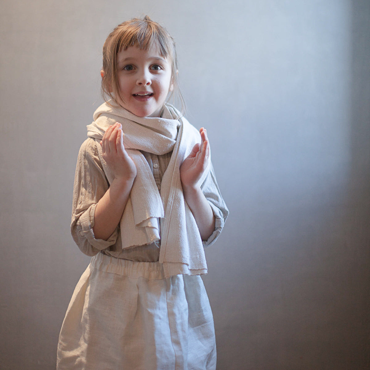 Foulard en soie grège