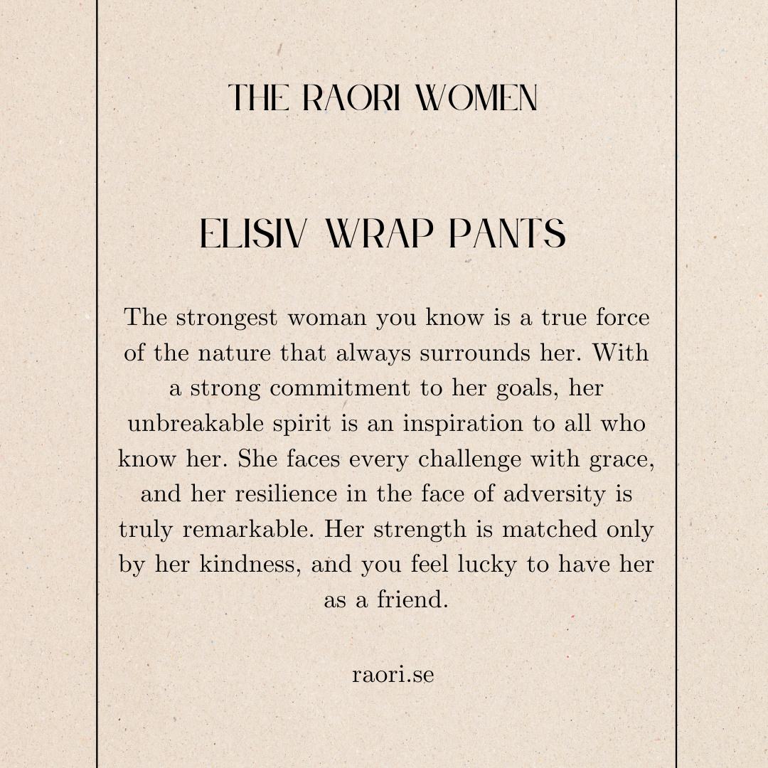 COLLECTION Elisiv wrap trousers