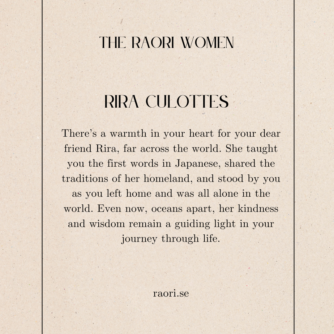 COLLECTION Rira culotte