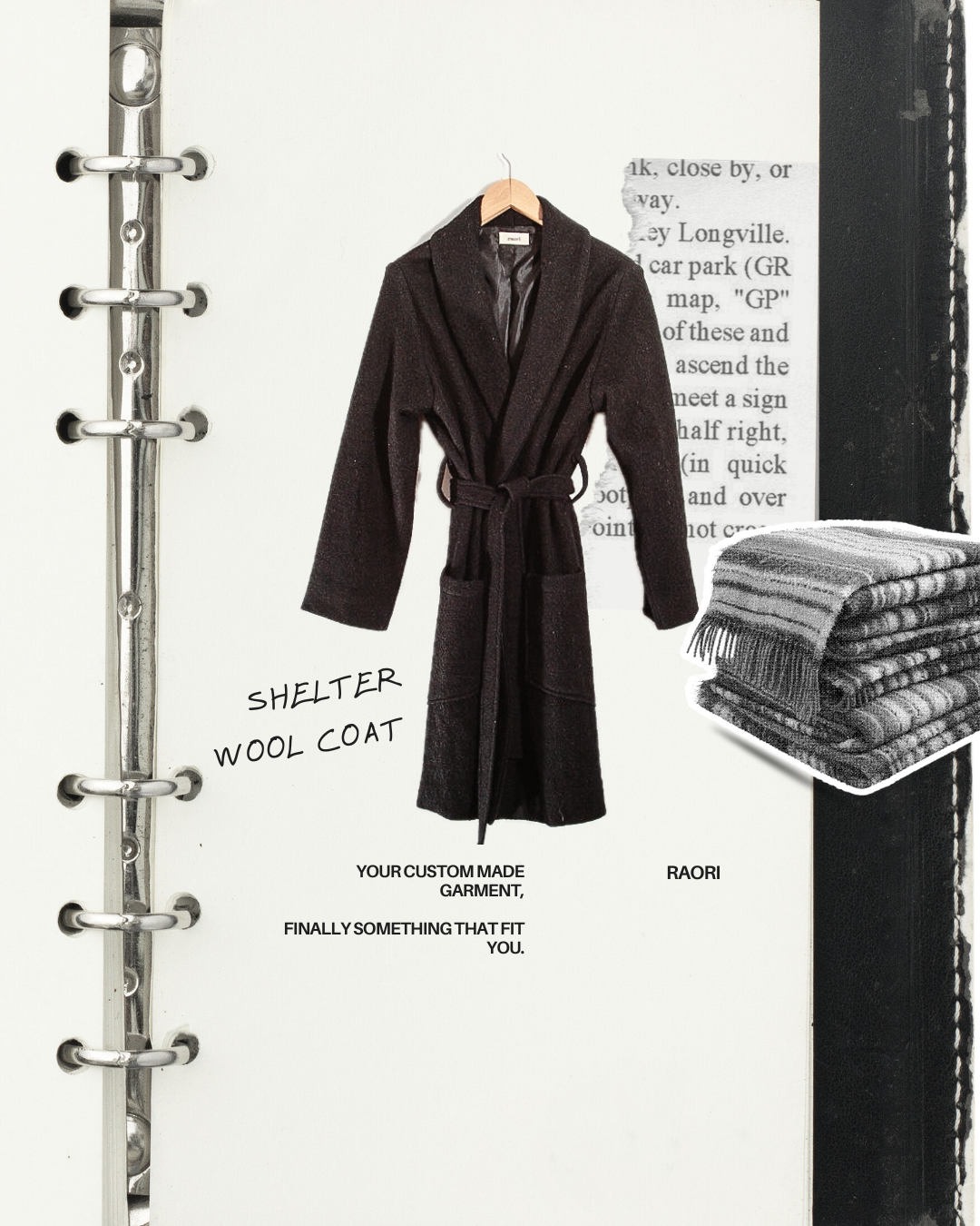 COLLECTION Shelter wool coat