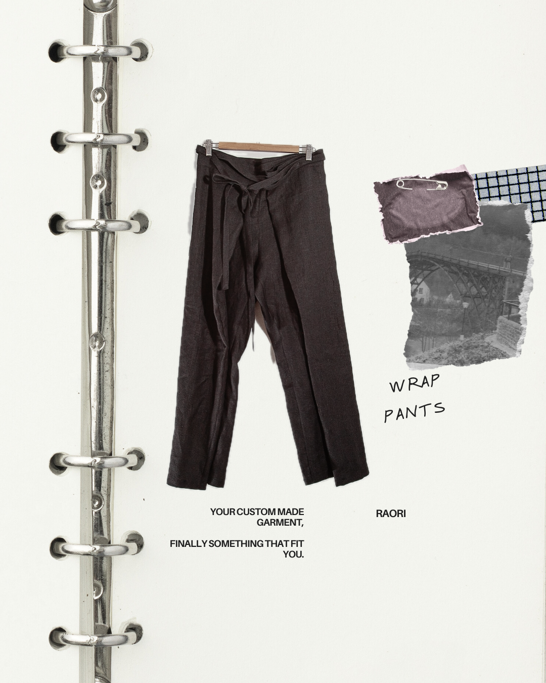 COLLECTION Wrap trousers