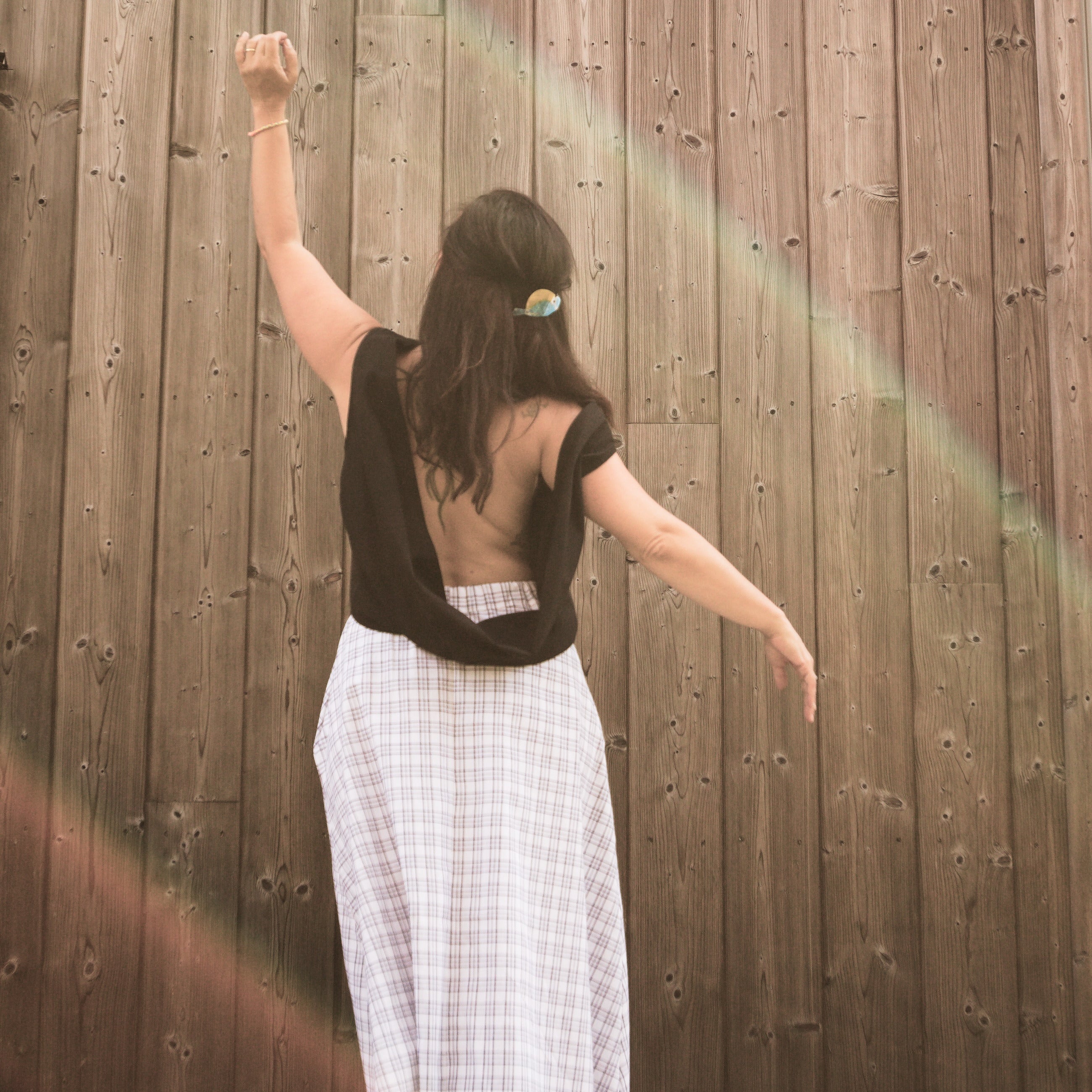 Draped top