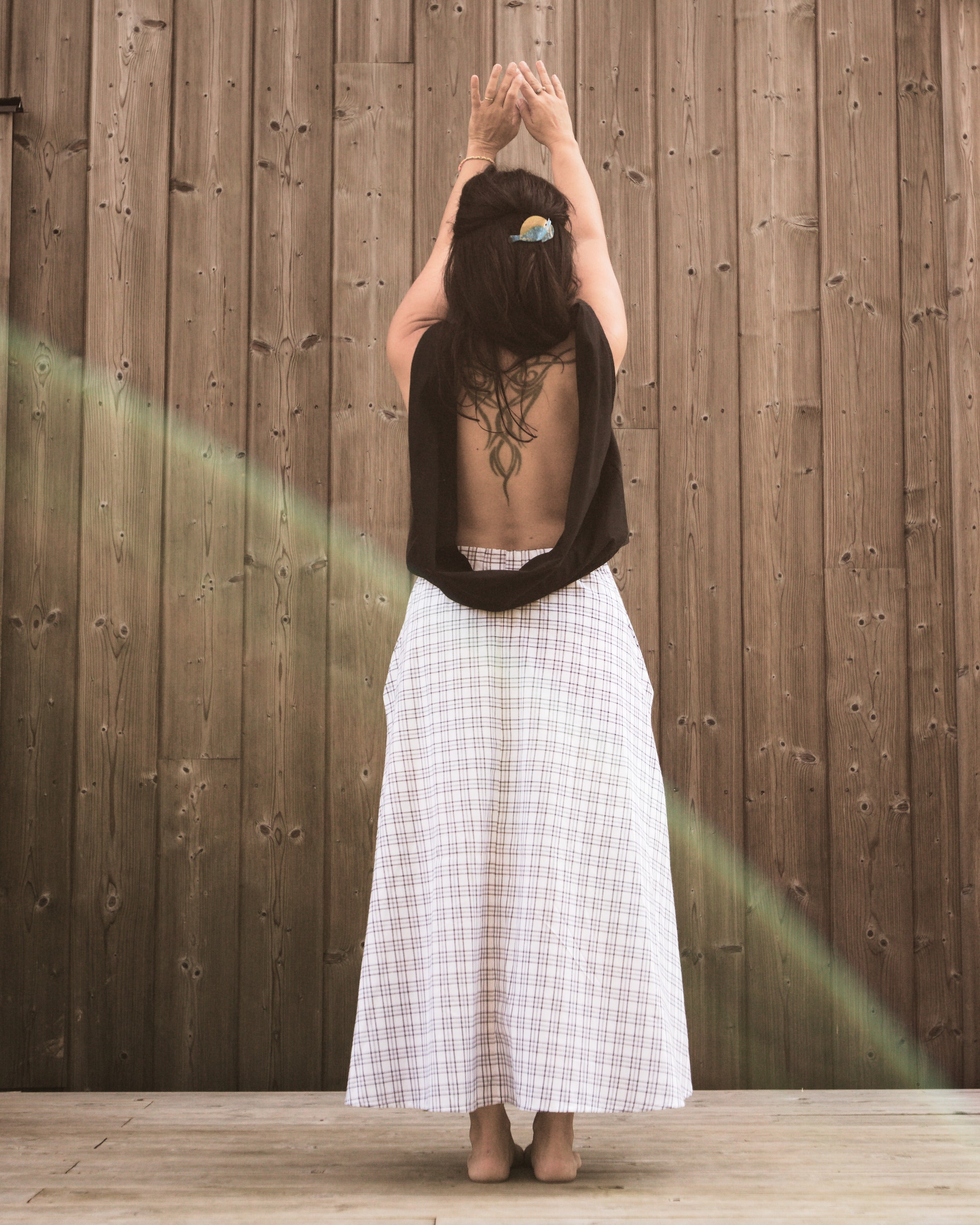 Draped top