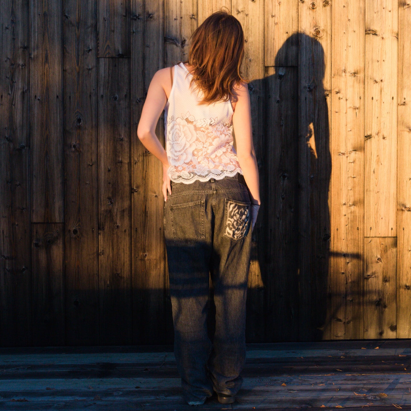 Top i räddad spetsgardin