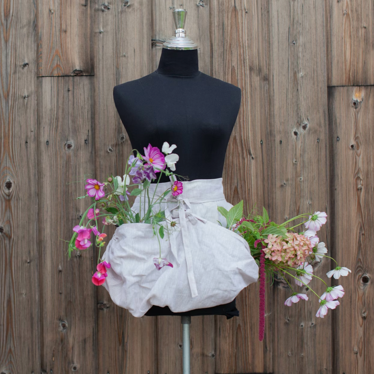 Harvest apron in linen fabric