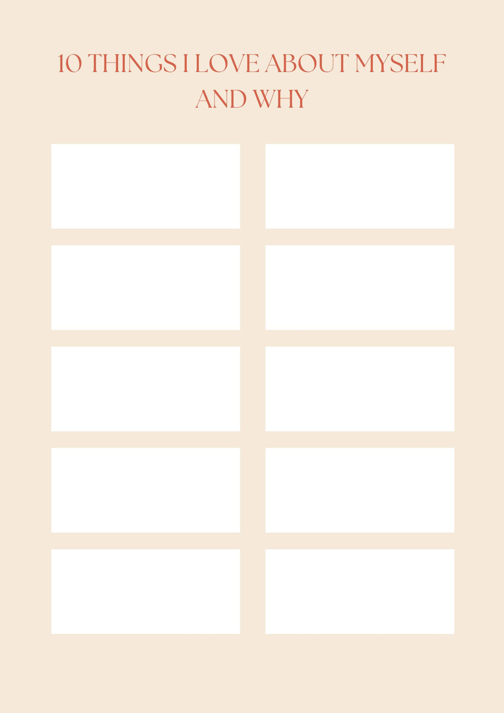 My Self-Care Planner
