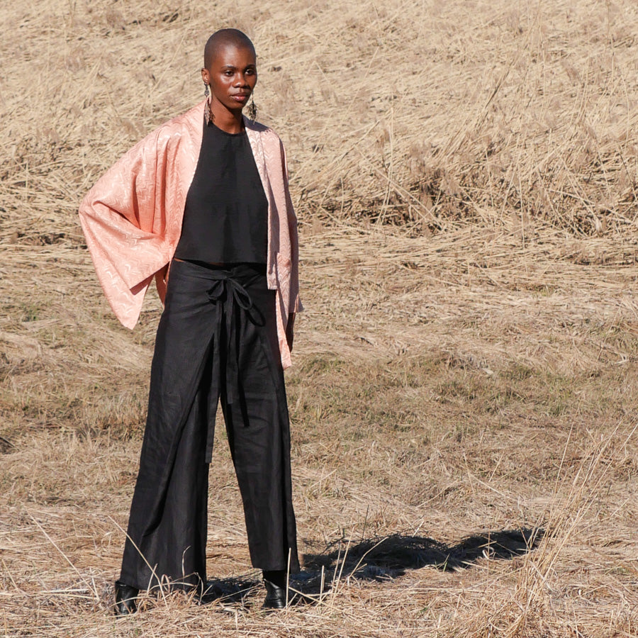 Yuki kimono apricot