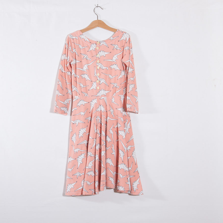 Long-sleeved dress, ages 7–10