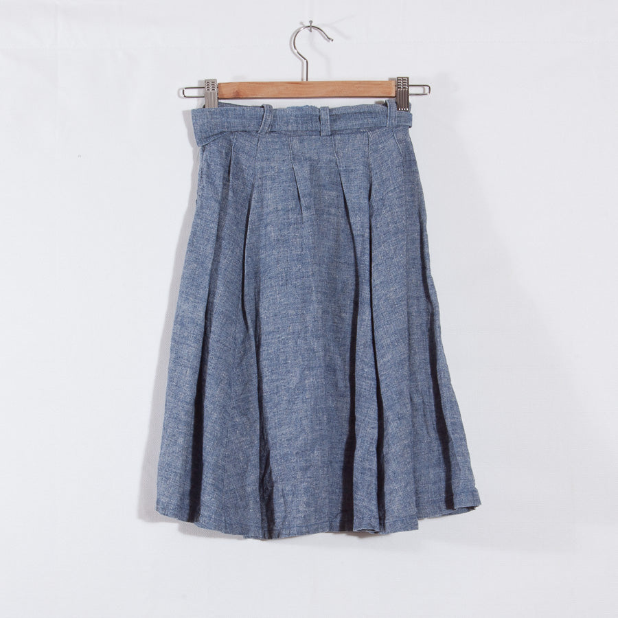 Skirt in linen/hemp, 7-10 years