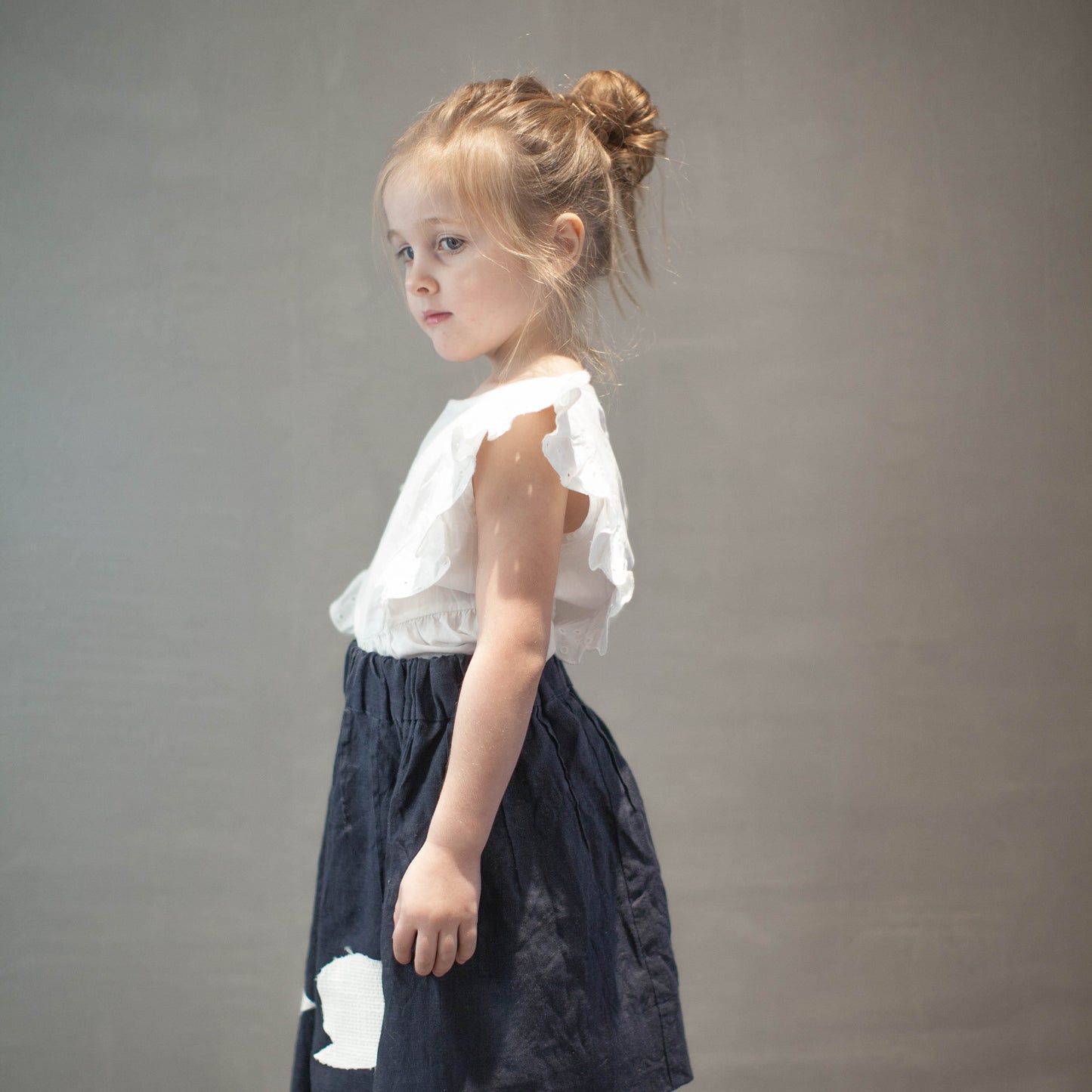 Linen skirt, 4-6 years