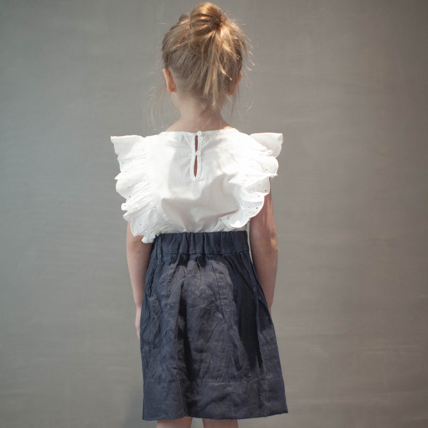 Linen skirt, 4-6 years