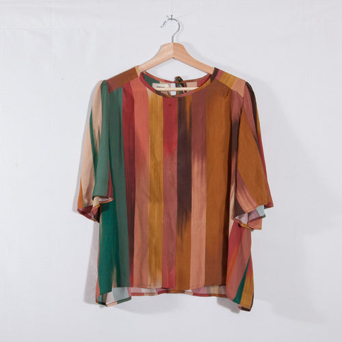 Blouse in deadstock viscose