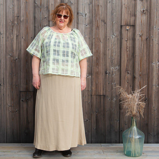 Kjol i hållbar lyocell