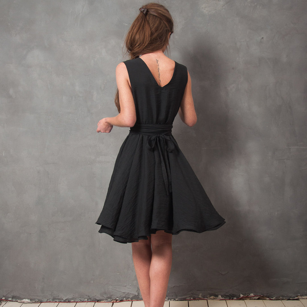 Klänningen Odessa i vintagetyg