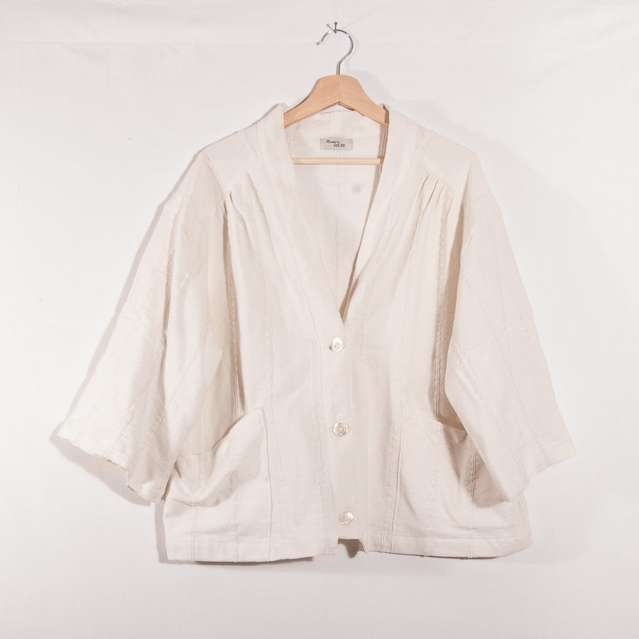 Kimono court en couvre-lit récupéré, M/L/XL