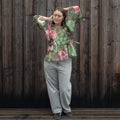 Blouse made from curtain fabric
