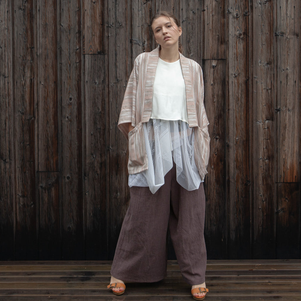 Yuki kimono aprikos