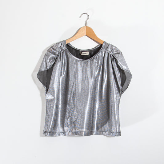 Silverblus av räddad brandfilt