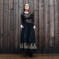 Wool skirt with a paisley pattern