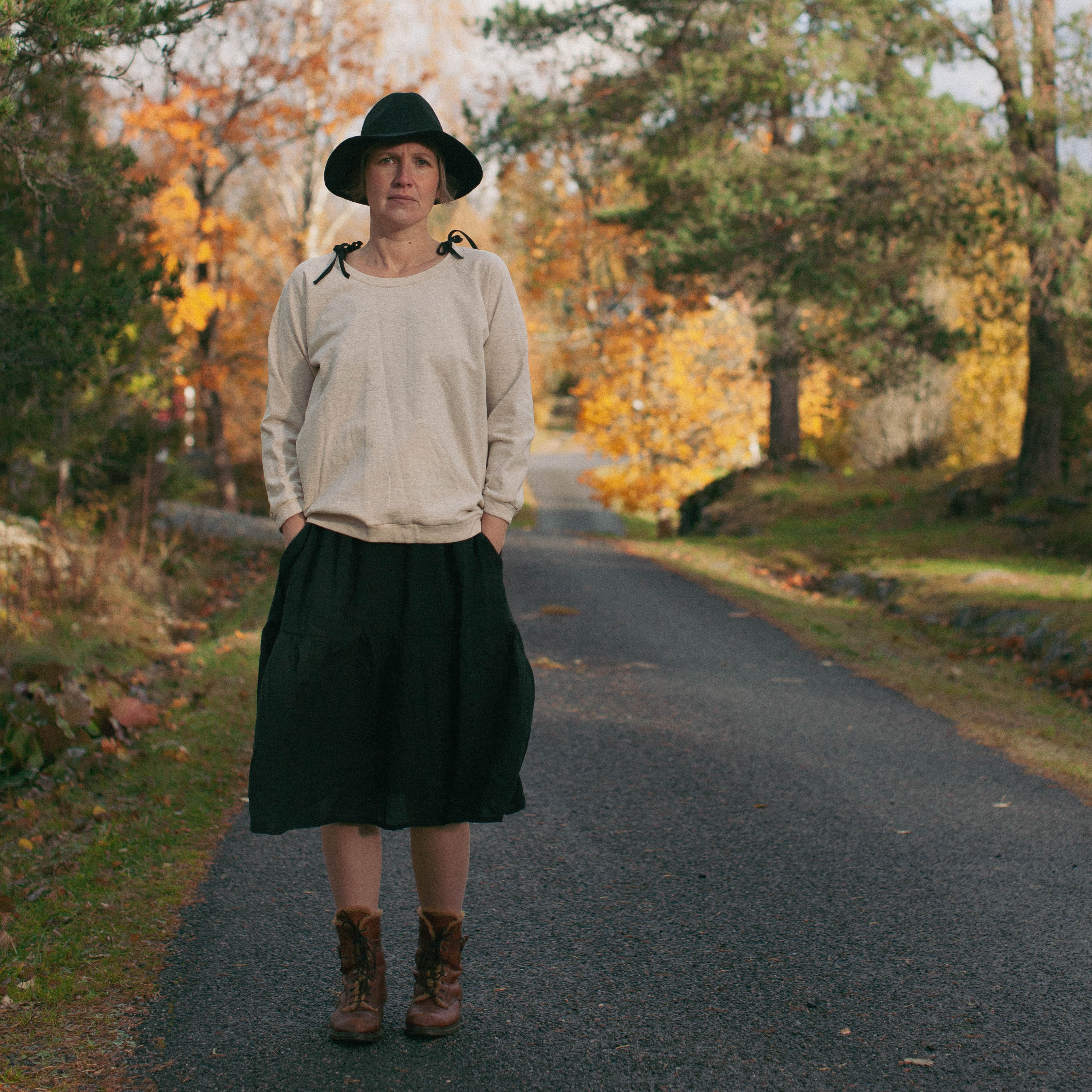 Beige cotton sweater