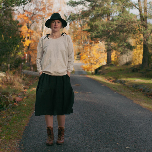 Beige cotton sweater