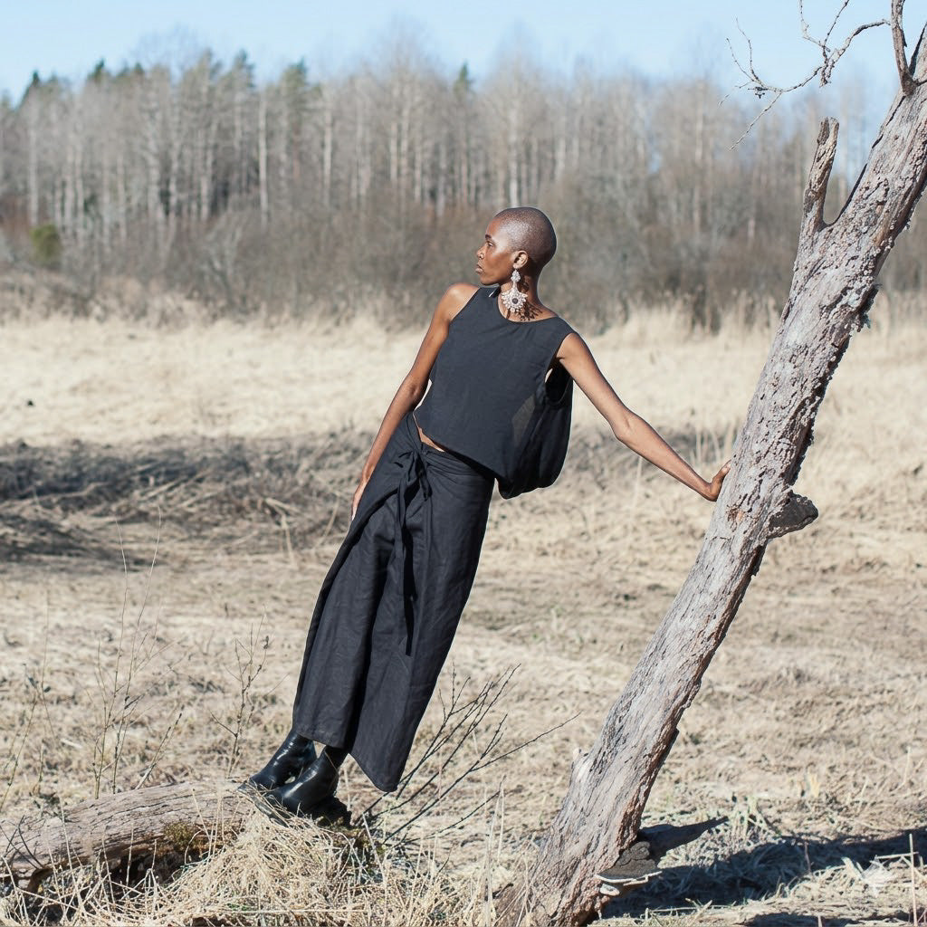 COLLECTION Wrap trousers